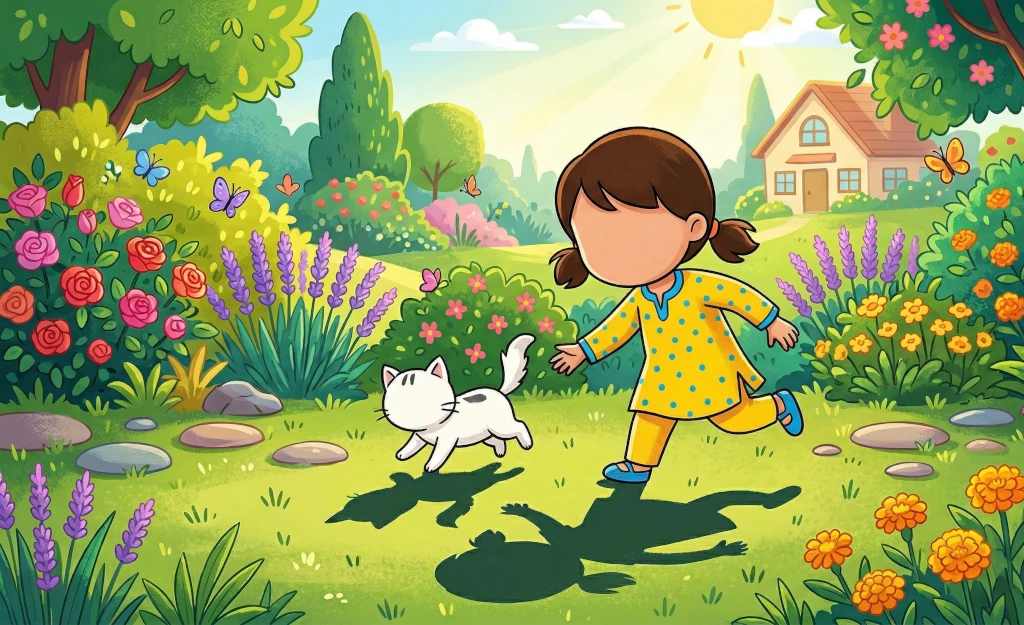 রোদ আর ছায়ার লুকোচুরি খেলা