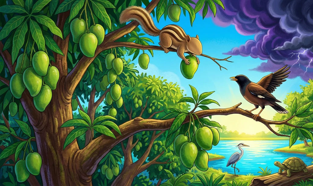 চঞ্চল কাঠবিড়ালি চিকু যেদিন ধৈর্য শিখল