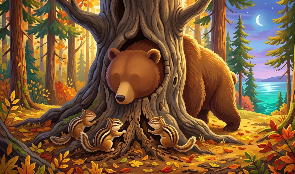 খাই-খাই ভাল্লুক বরিস যেদিন আটকে গেল