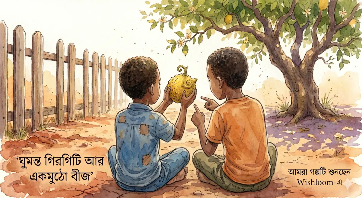 ঘুমন্ত গিরগিটি আর একমুঠো বীজ